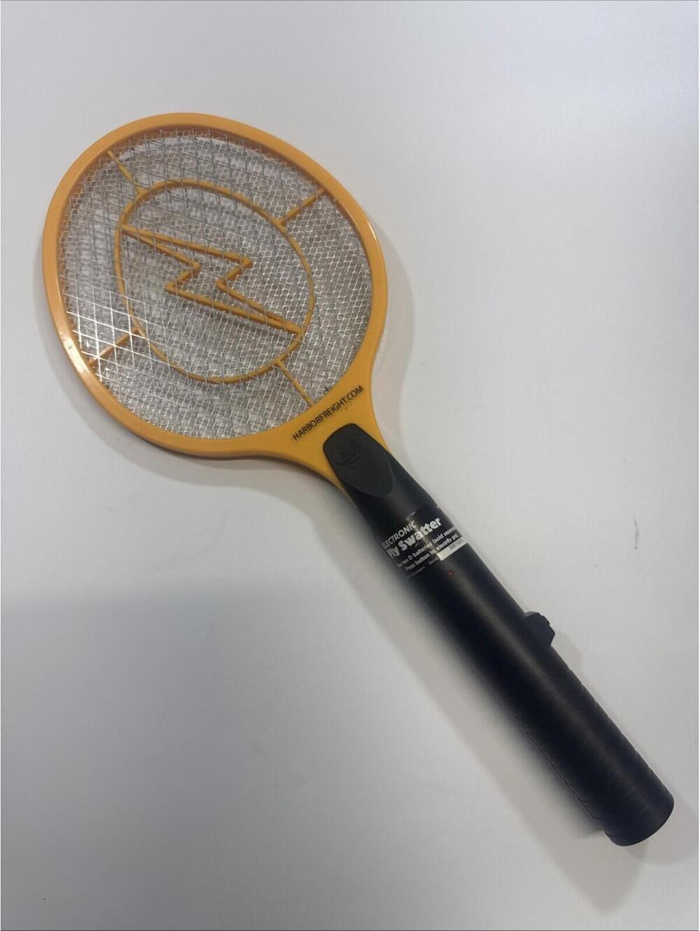 Electronic Fly Insect Swatter  Racket Style Indoor Outdoor Harbor Freight 3 Lay